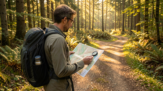 Finding Your Way: A Beginner's Guide to Map, Compass, and Phone Navigation