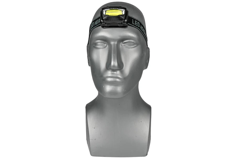 LED-Stirnlampe 3W COB — schwenkbarer Kopf