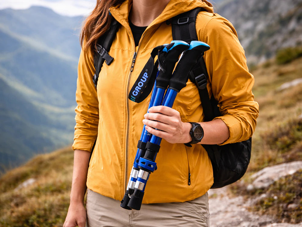 Nordic-Walking-Stöcke / Trekkingstöcke — Set mit Hülle