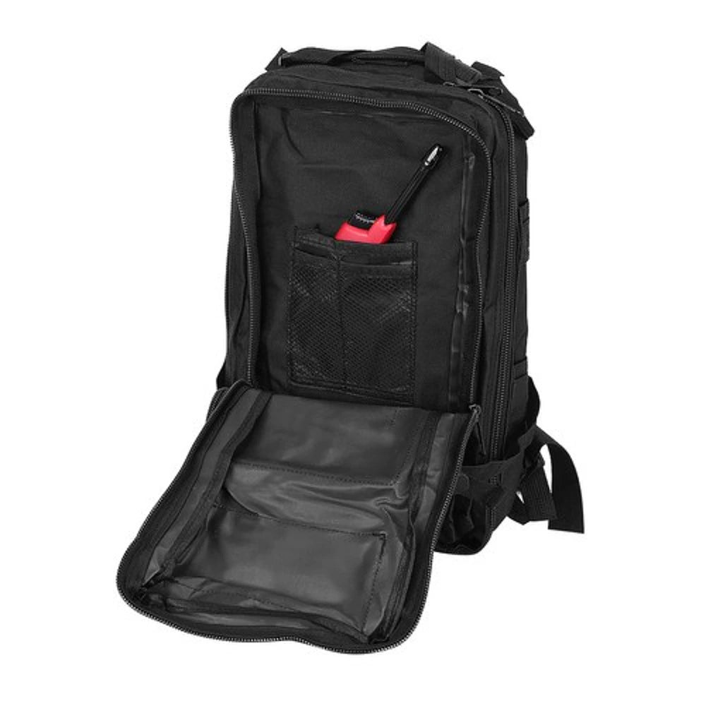 Trizand militārā pārgājiena mugursoma 20L — Melna